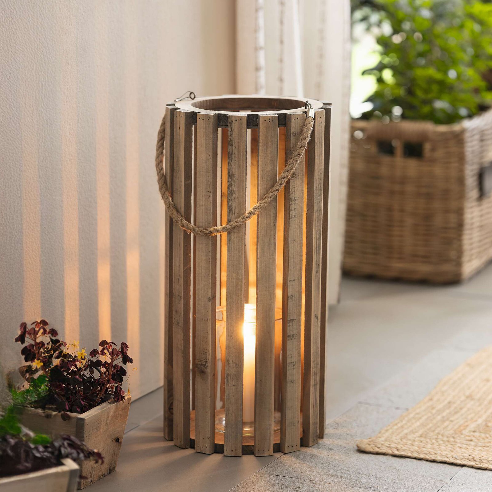 Medinis žibintas "Recycling-Chic"