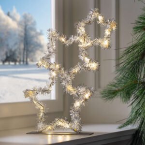 LED žvaigždė "Sidabrinis žvilgesys"