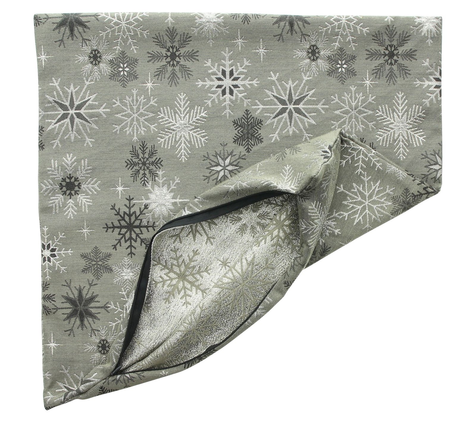Pagalvėlės užvalkalas "Shiny Snowflakes", 2 vnt. rinkinys - Image 6