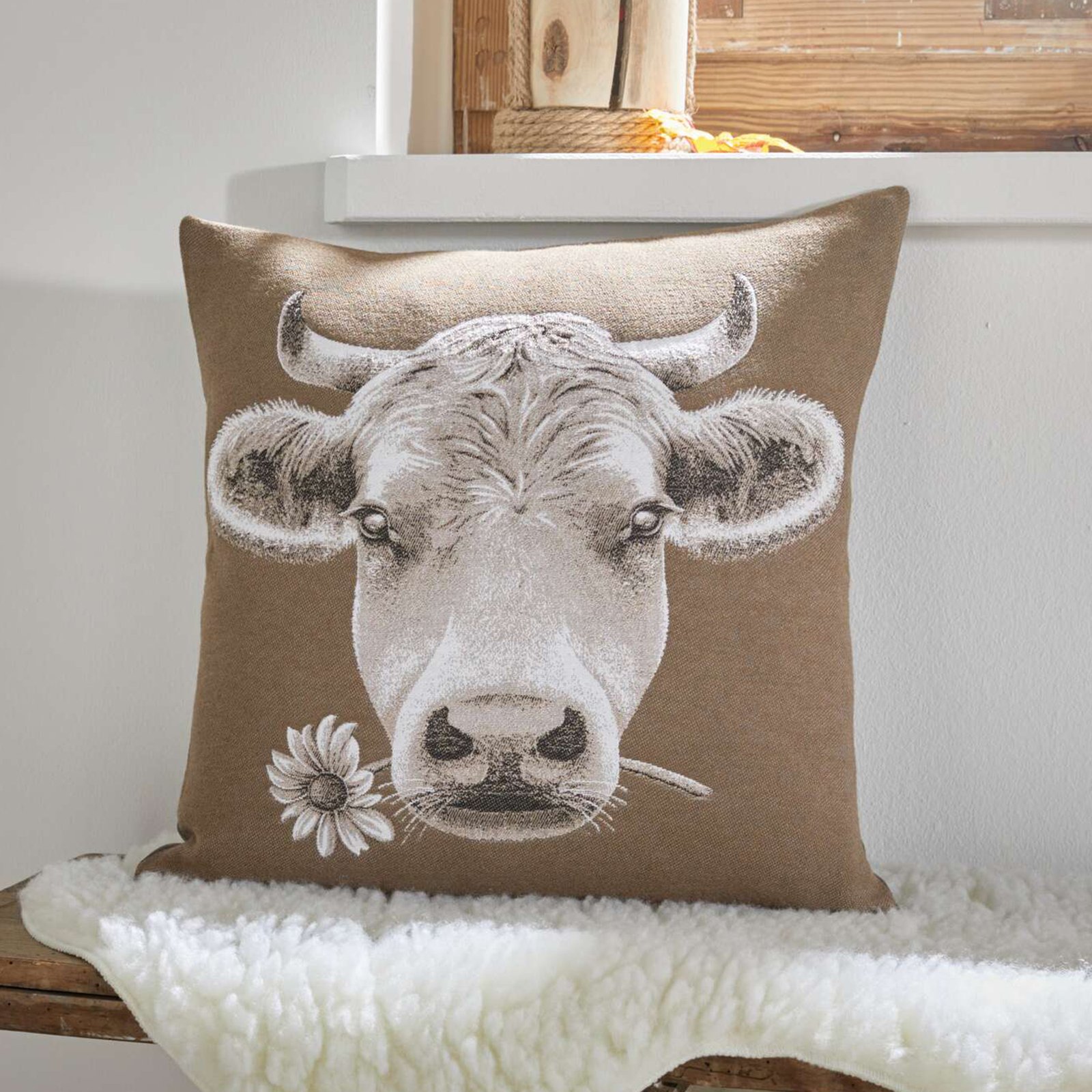 Pagalvėlės užvalkalas "Cozy Cow"