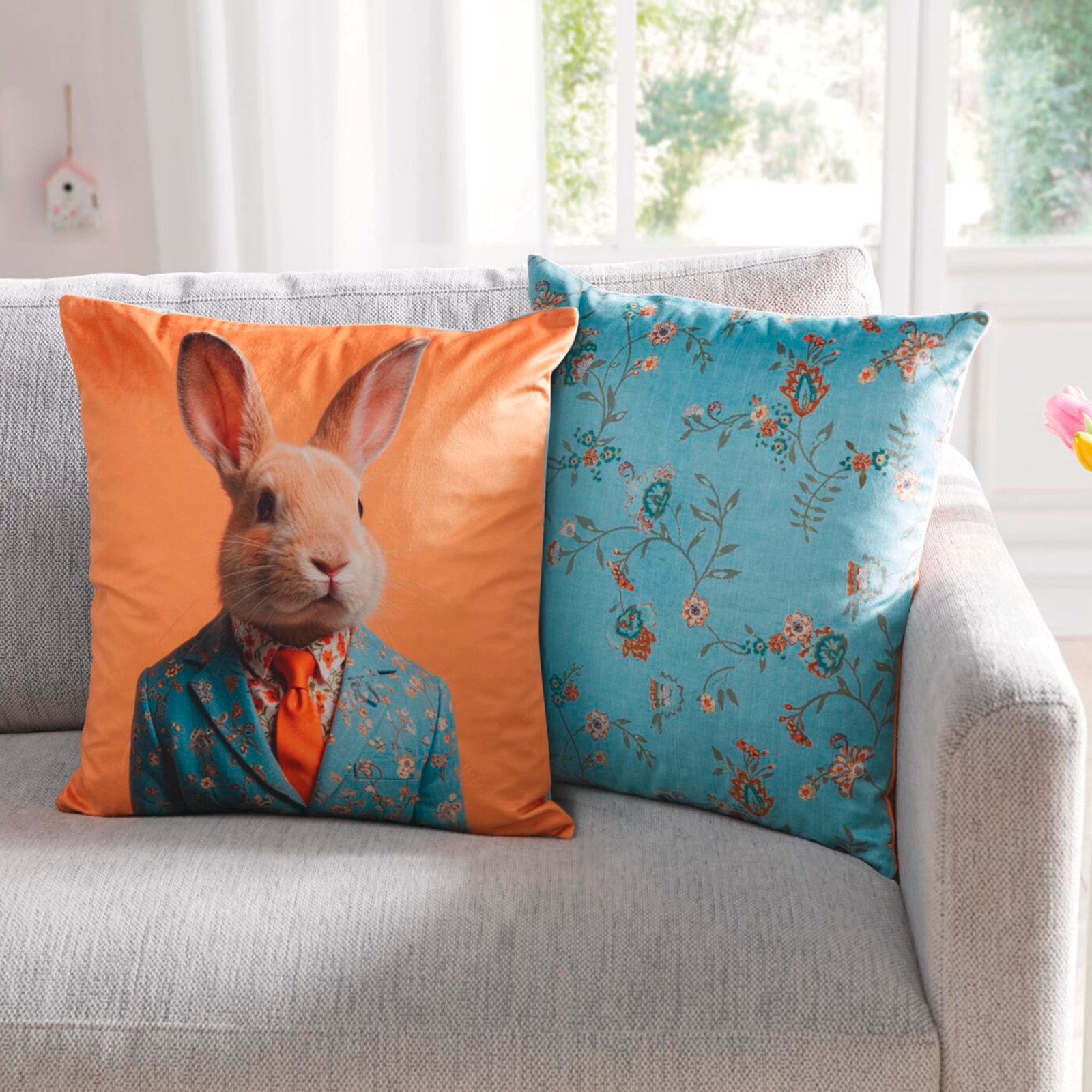 Pagalvėlės užvalkalas "Mr. Rabbit"