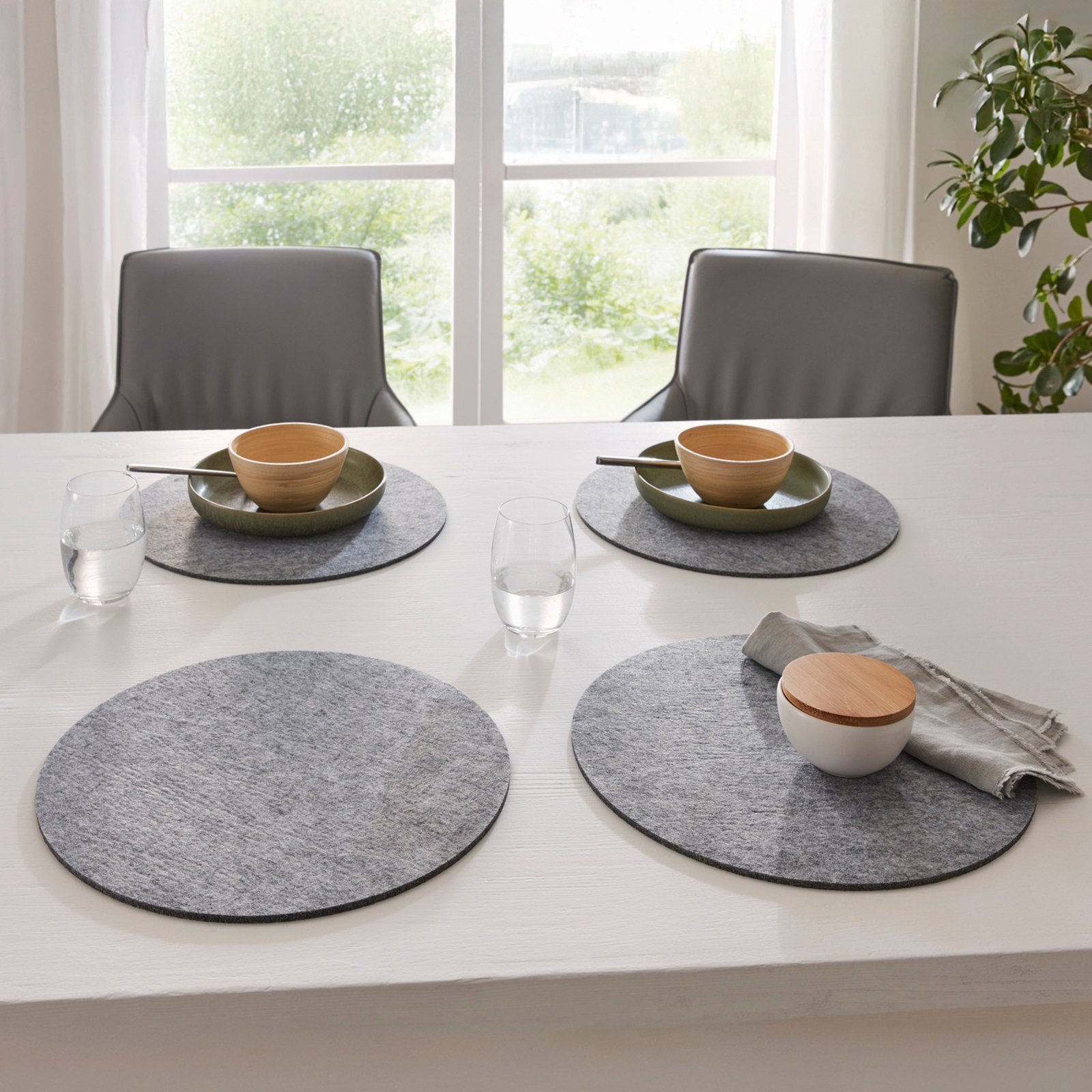 Stalo padėkliukas "Grey", 4 vnt. rinkinys