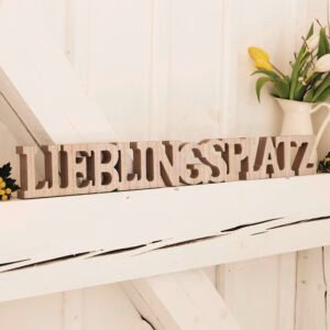 Užrašas "Mėgstamiausia vieta"