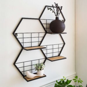Sieninė lentyna "Hexagon"