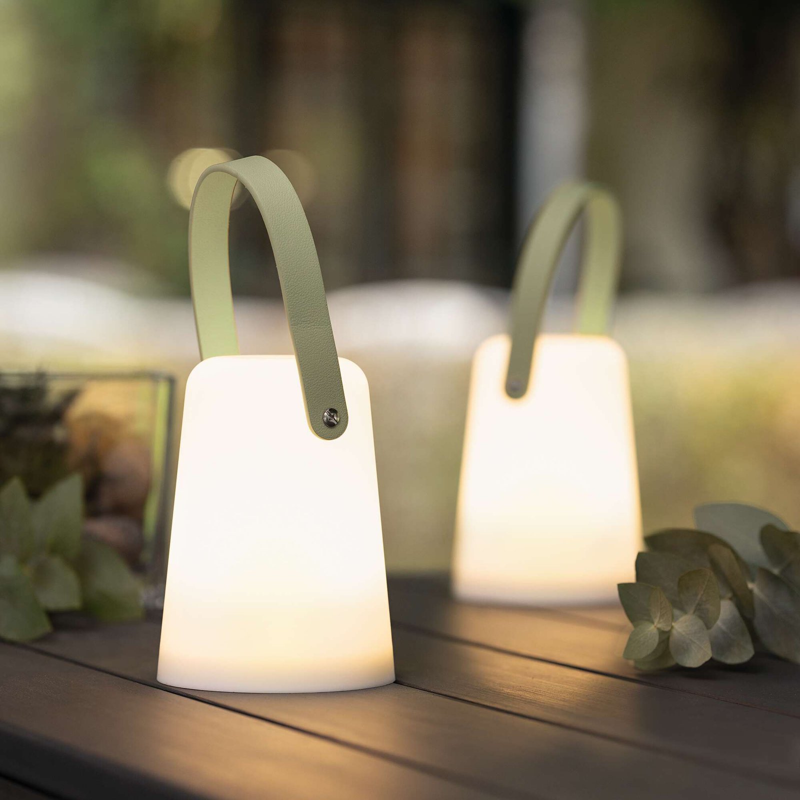 LED lempa "Green Handle"