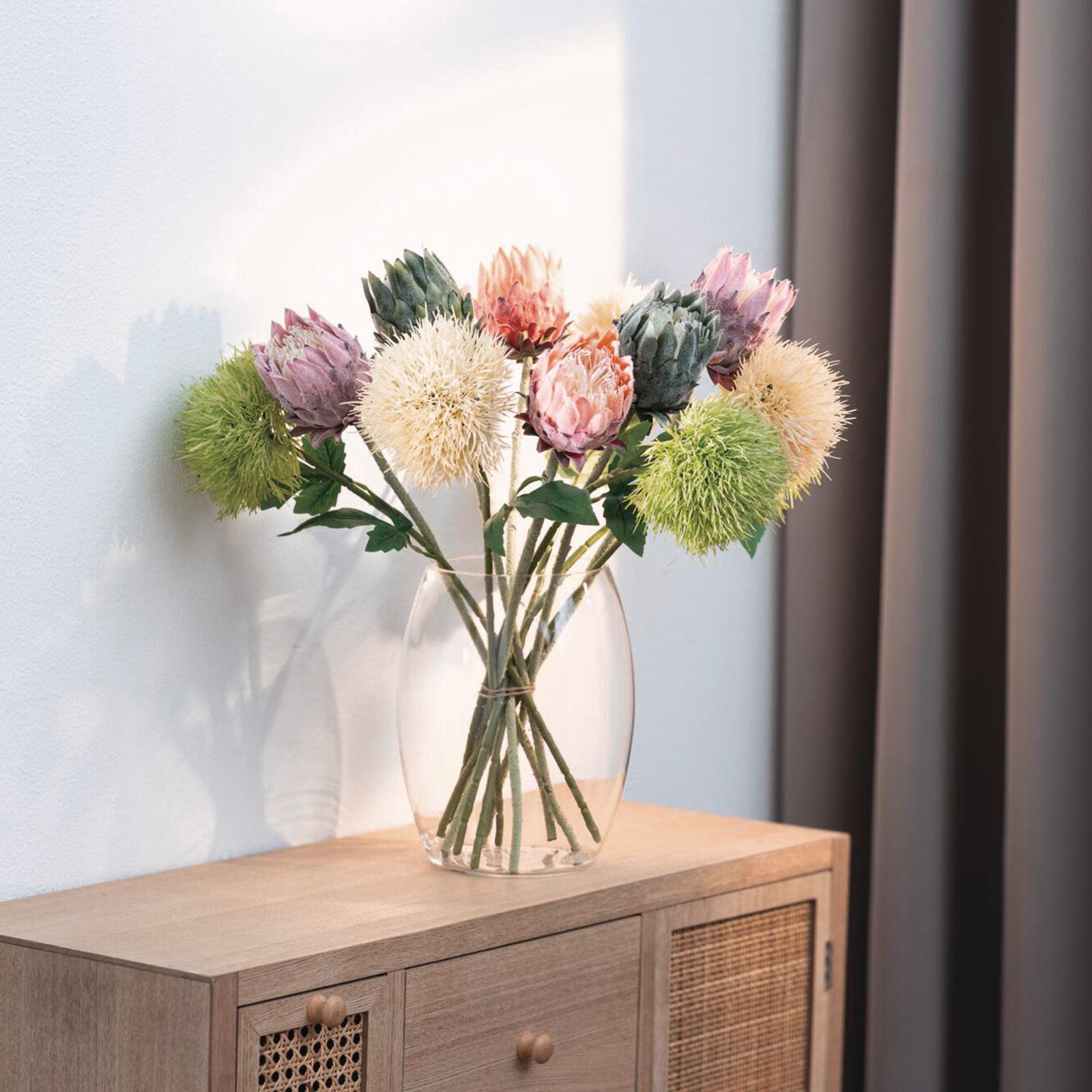 Gėlė "Protea", 3 vnt. rinkinys