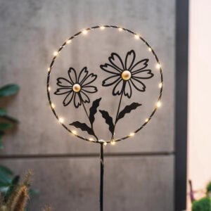 LED sodo kuolas "Gėlės"