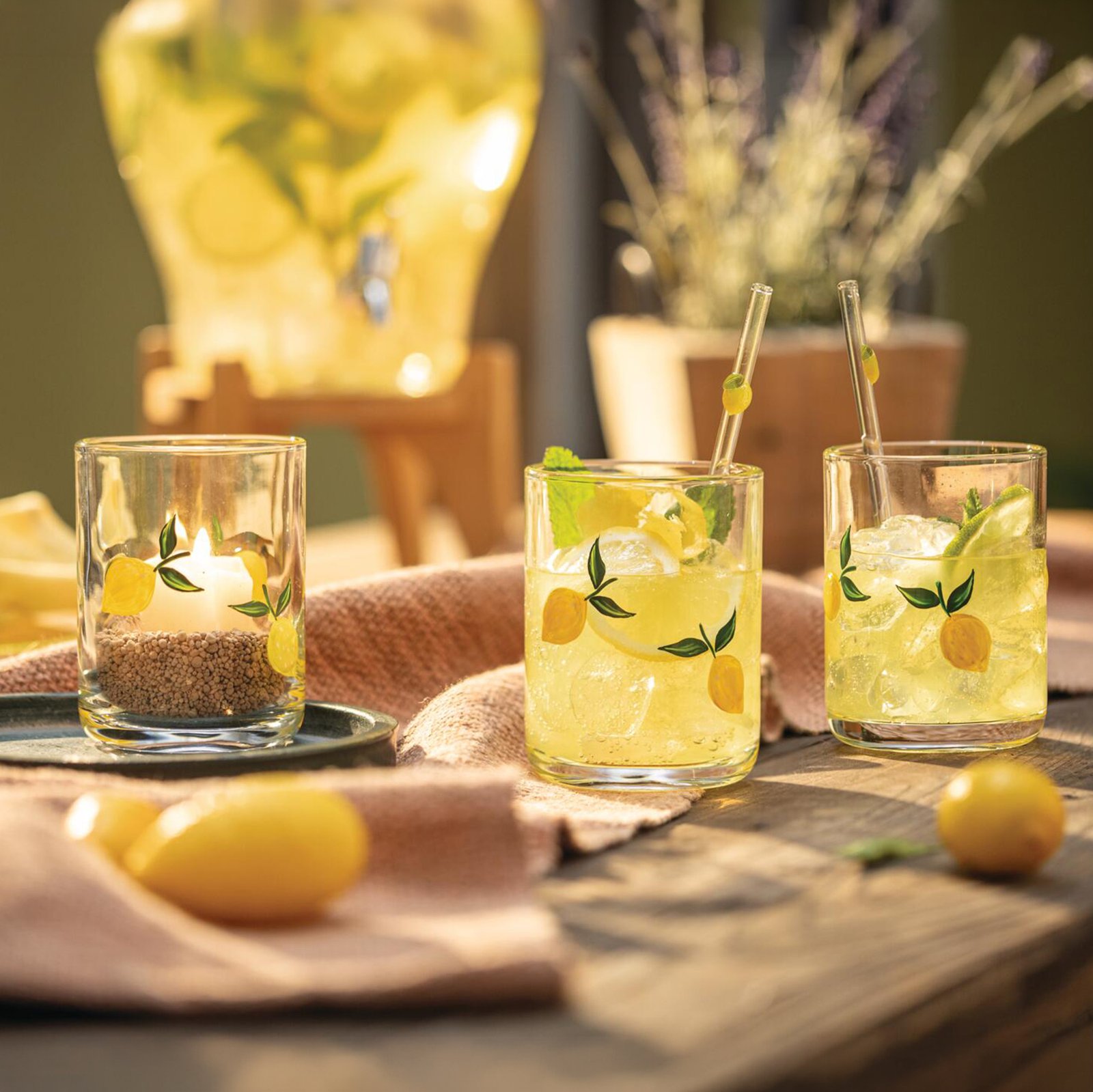 Stiklainis "Citrina", 2 vnt. rinkinys