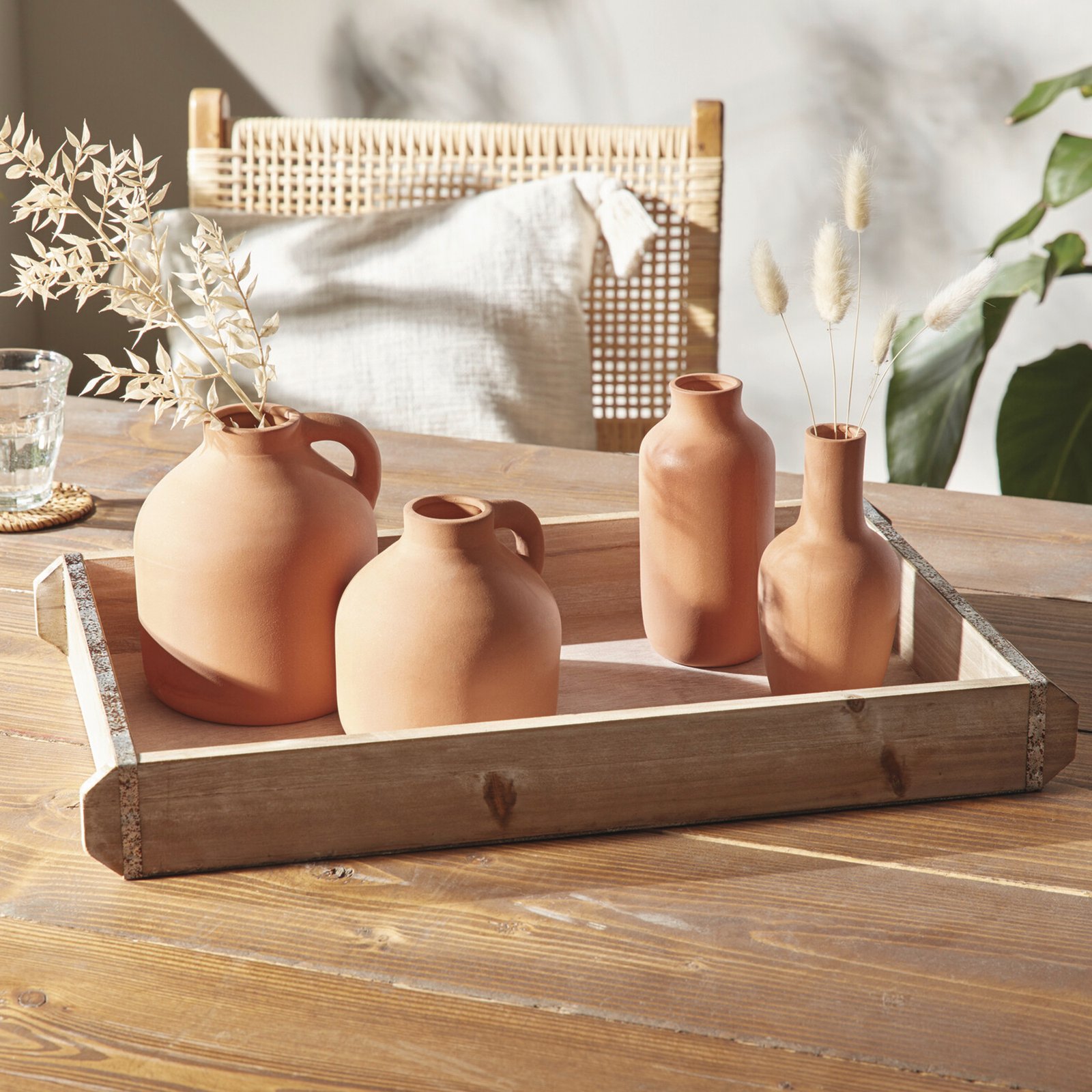 Dekoratyvinė vaza "Terracotta", 2 vnt. rinkinys