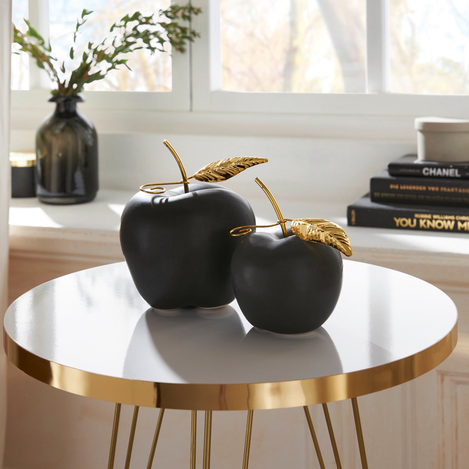 Obuolys "Black", 2 vnt. rinkinys