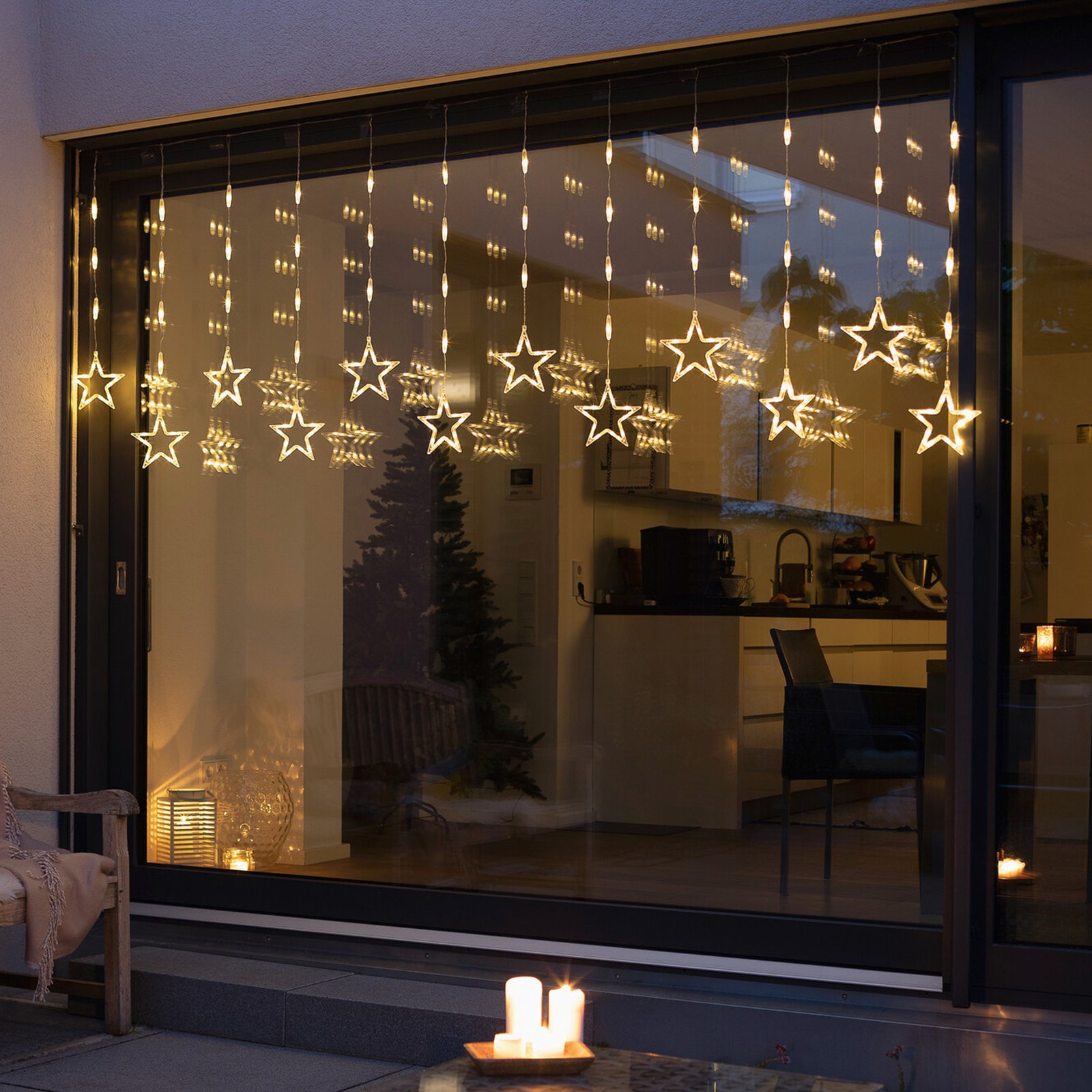 LED šviesų užuolaida "Žvaigždė"